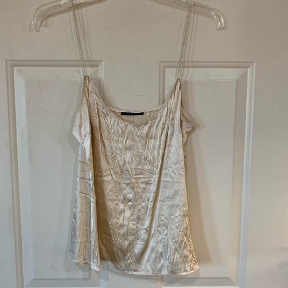 Elie Tehari Feather Silk Blouse & Camisole Set M - Picture 3 of 7